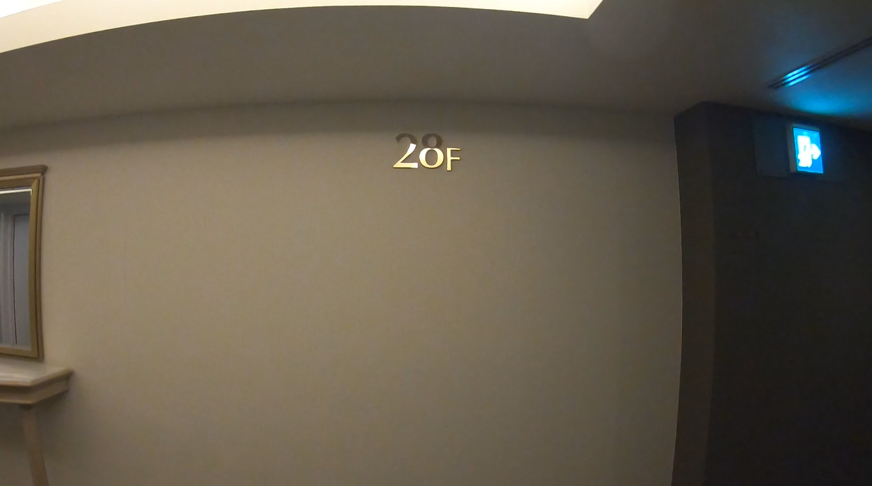 28階のデザインスイートルーム